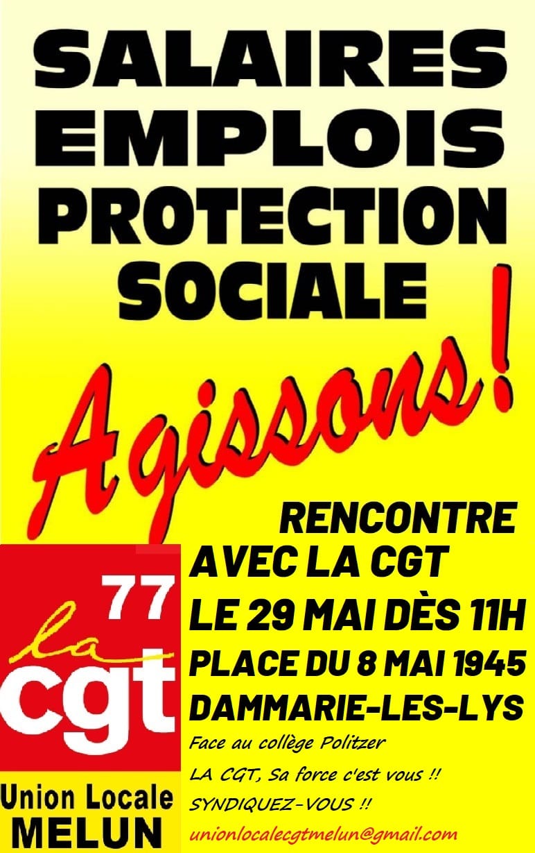 Lire la suite à propos de l’article L’Union locale CGT Melun à la rencontre des habitants des quartiers populaires