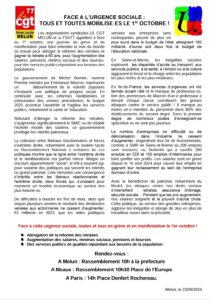 Lire la suite à propos de l’article 1er OCTOBRE TRACT CGT-FSU GREVE ET MANIFESTATIONS A MELUN ET A PARIS